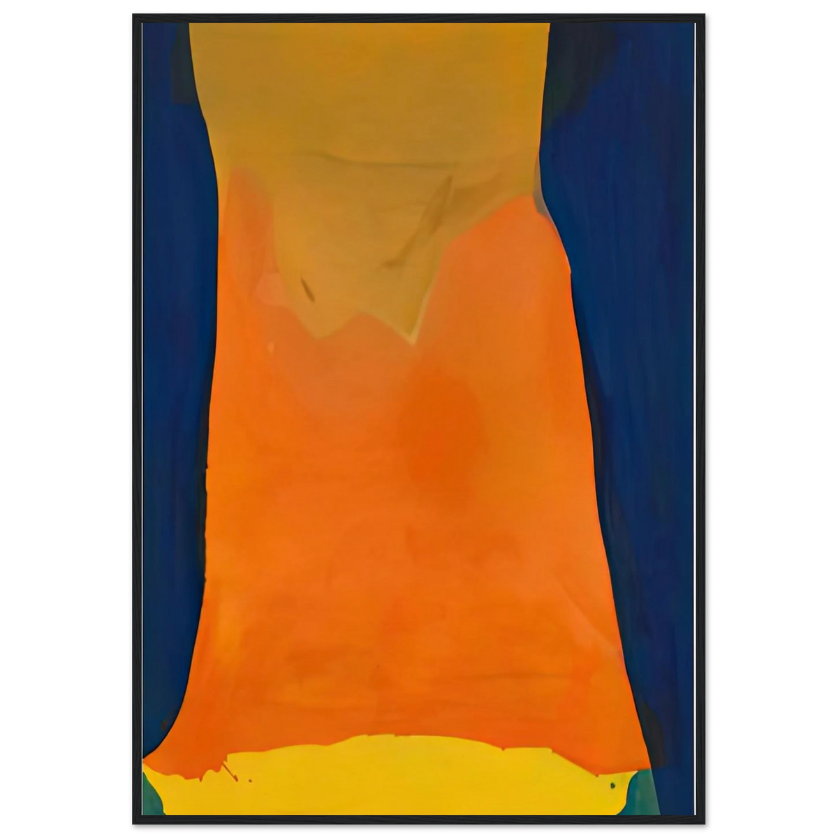 Orange Mood, 1963-64- Framed Poster | Helen Frankenthaler Framed Prints Wall Art | Frankenthaler Helen