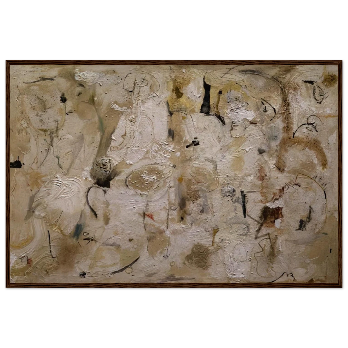 Painted on 21st Street - 1951 Framed Poster | Helen Frankenthaler Framed Prints Wall Art | Frankenthaler Helen