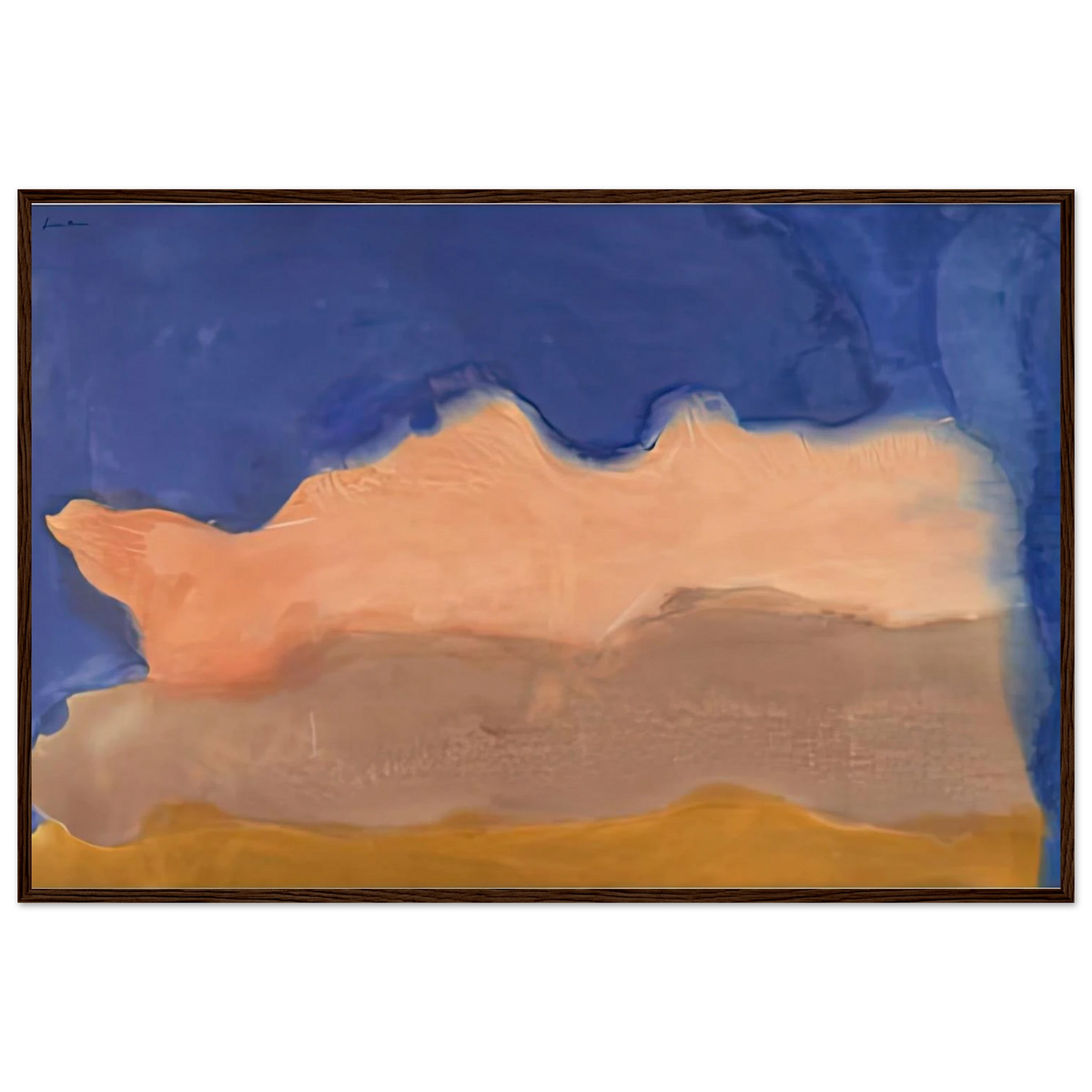 Moontide, 1968- Framed Poster | Helen Frankenthaler Framed Prints Wall Art | Frankenthaler Helen