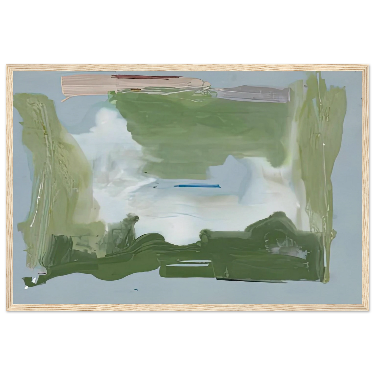 Lush Spring, 1975- Framed Poster | Helen Frankenthaler Framed Prints Wall Art | Frankenthaler Helen