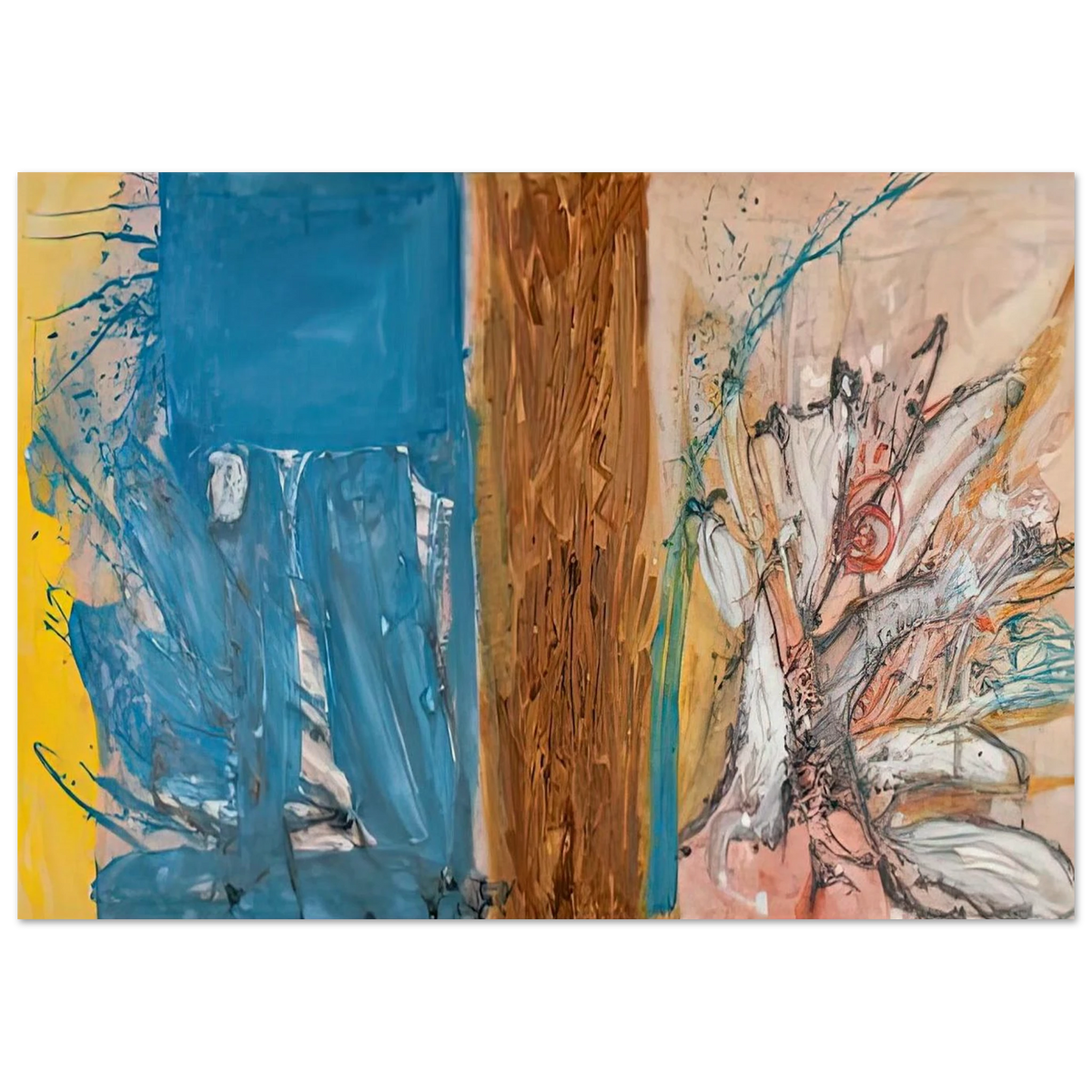The Façade, 1954- Poster | Helen Frankenthaler Poster | Frankenthaler Helen