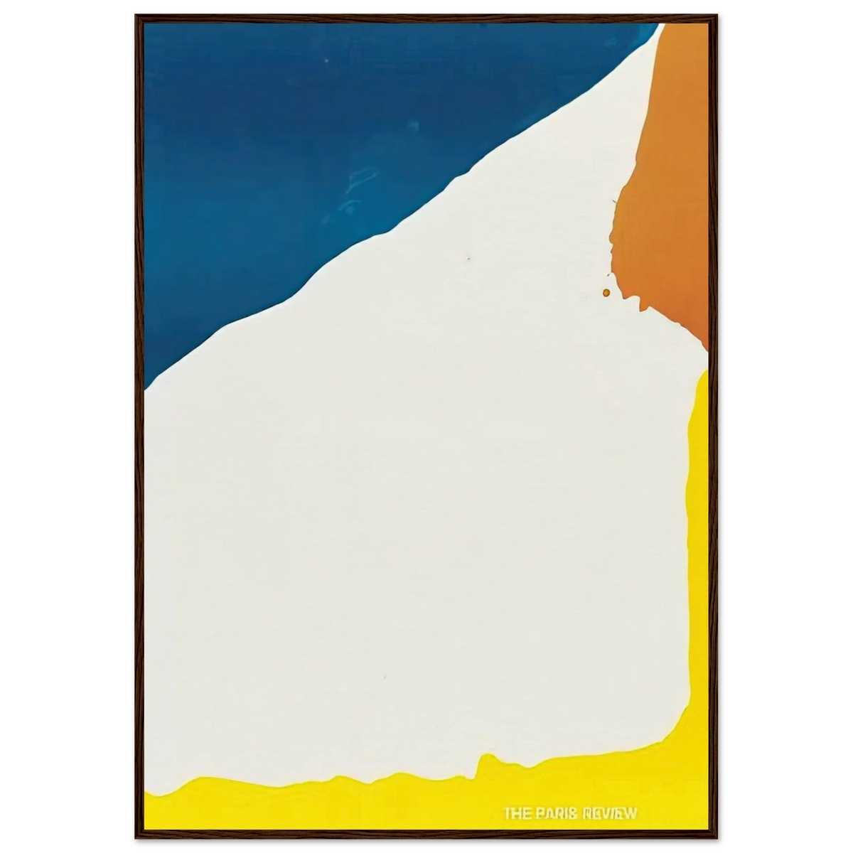 Paris Review - 1966 Framed Poster | Helen Frankenthaler Framed Prints Wall Art | Frankenthaler Helen