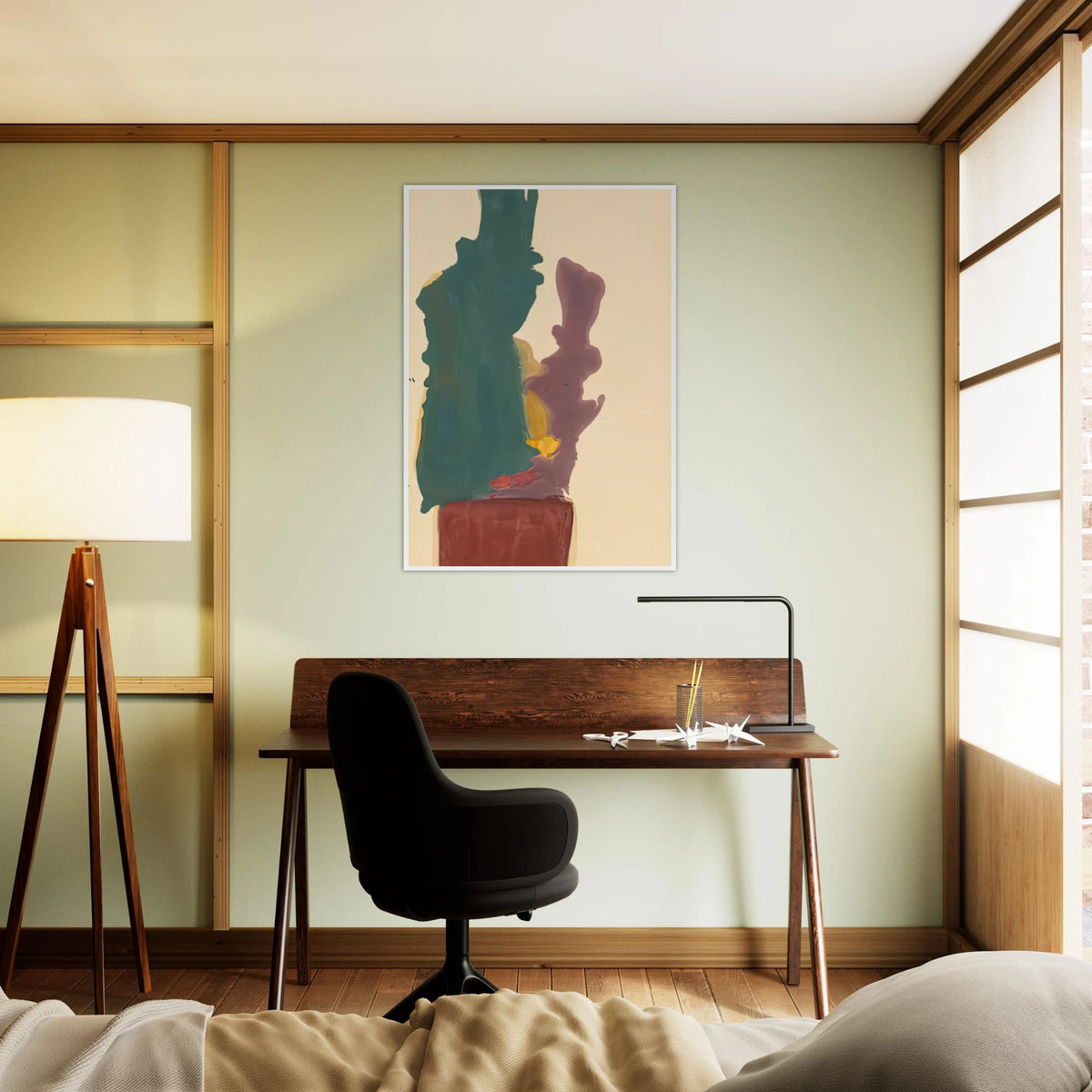 Evil Spirit, 1963- Framed Poster | Helen Frankenthaler Framed Prints Wall Art | Frankenthaler Helen