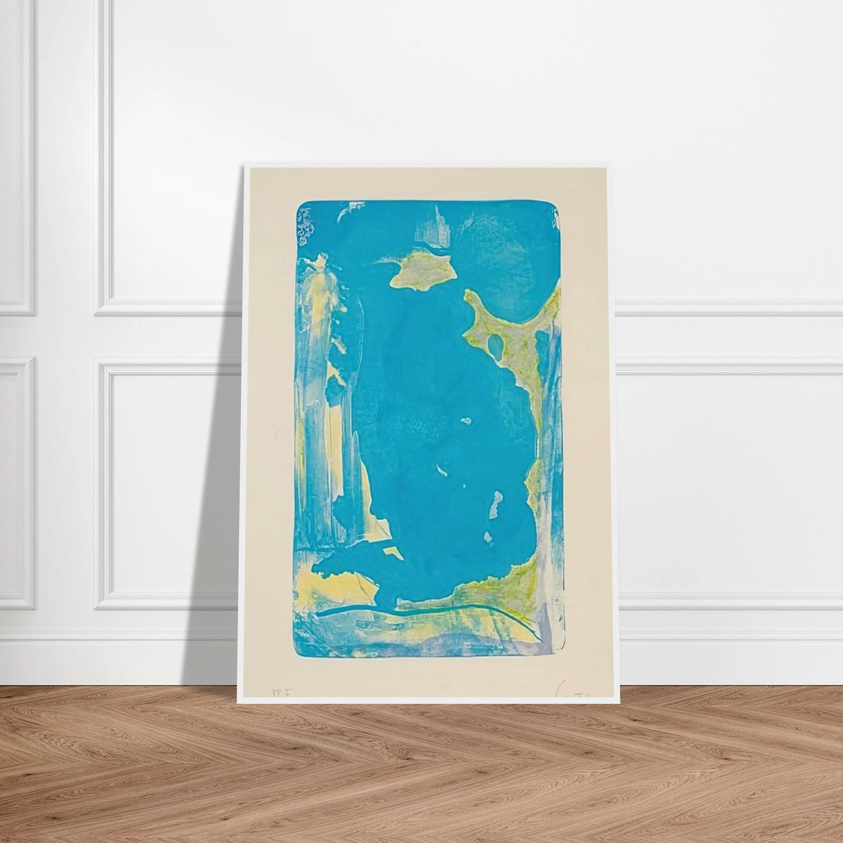 Reflections IV - 1995 Framed Poster | Helen Frankenthaler Framed Prints Wall Art | Frankenthaler Helen