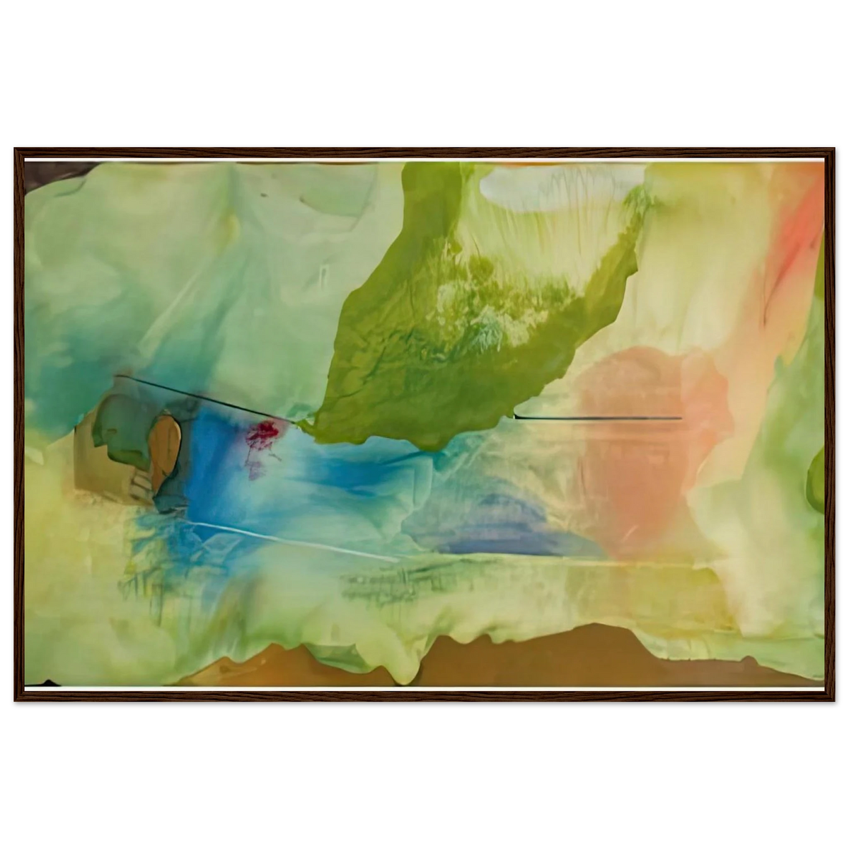 Hint from Bassano, 1973- Framed Poster | Helen Frankenthaler Framed Prints Wall Art | Frankenthaler Helen
