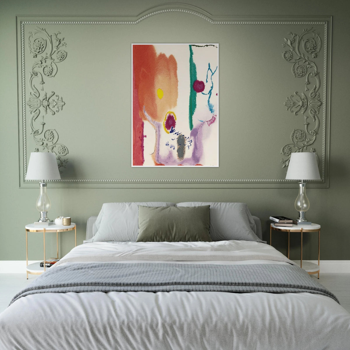 Beginnings - 2002 Framed Poster | Helen Frankenthaler Framed Prints Wall Art | Frankenthaler Helen