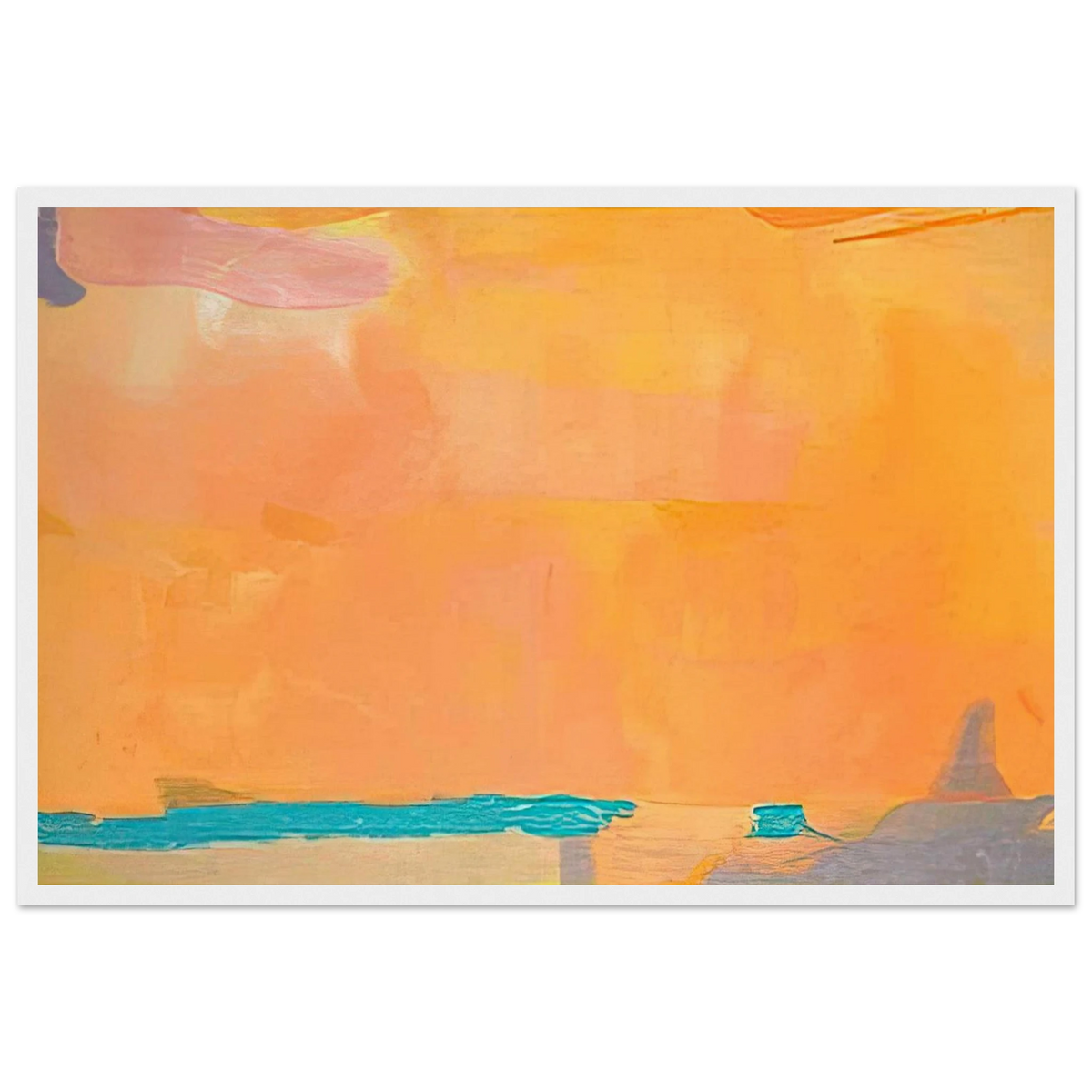 Royal Fireworks - 1975 Framed Poster | Helen Frankenthaler Framed Prints Wall Art | Frankenthaler Helen
