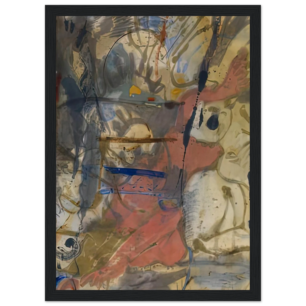 Europa, 1957- Framed Poster | Helen Frankenthaler Framed Prints Wall Art | Frankenthaler Helen
