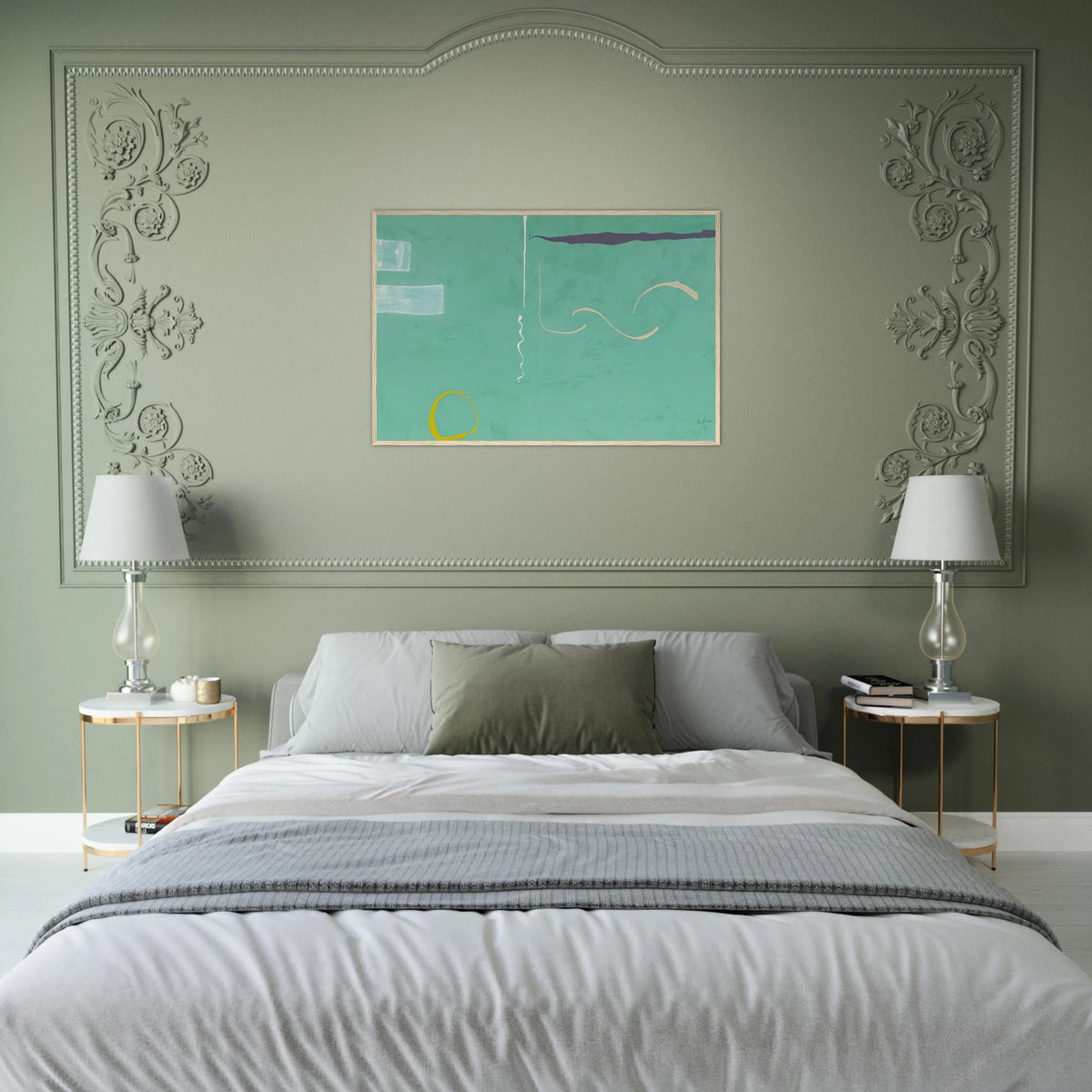 Tahiti - 1989 Framed Poster | Helen Frankenthaler Framed Prints Wall Art | Frankenthaler Helen
