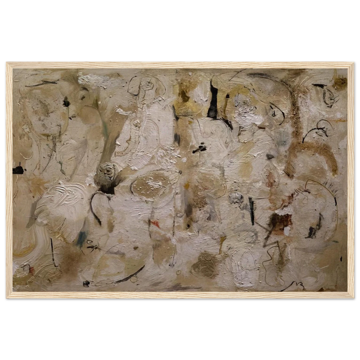 Painted on 21st Street - 1951 Framed Poster | Helen Frankenthaler Framed Prints Wall Art | Frankenthaler Helen