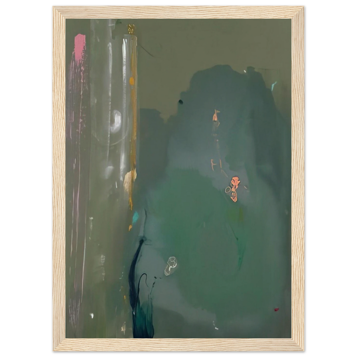 Côte d Argent - 1980 Framed Poster | Helen Frankenthaler Framed Prints Wall Art | Frankenthaler Helen