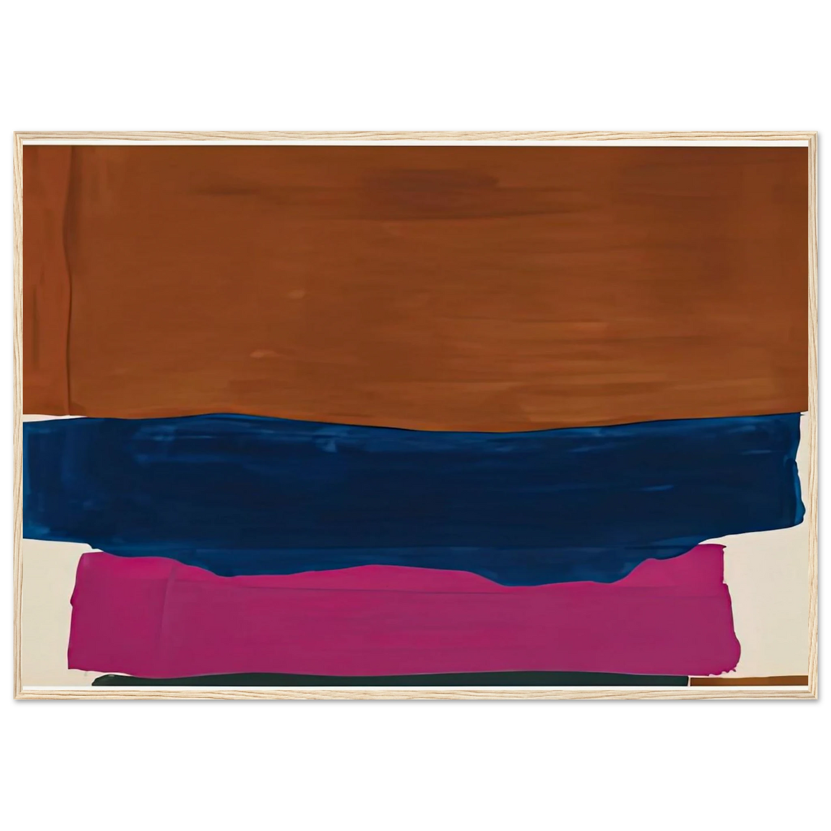 Indian Summer, 1967- Framed Poster | Helen Frankenthaler Framed Prints Wall Art | Frankenthaler Helen