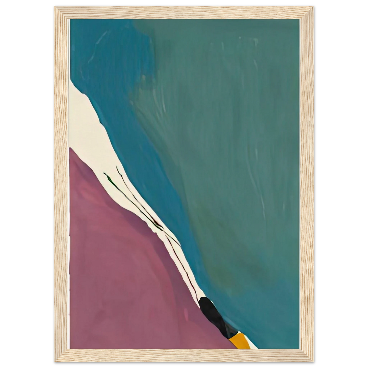 Red Travels, 1971- Framed Poster | Helen Frankenthaler Framed Prints Wall Art | Frankenthaler Helen