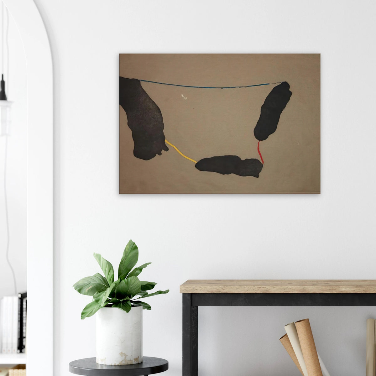 Connected By Joy - 1973 Canvas | Helen Frankenthaler Canvas | Frankenthaler Helen