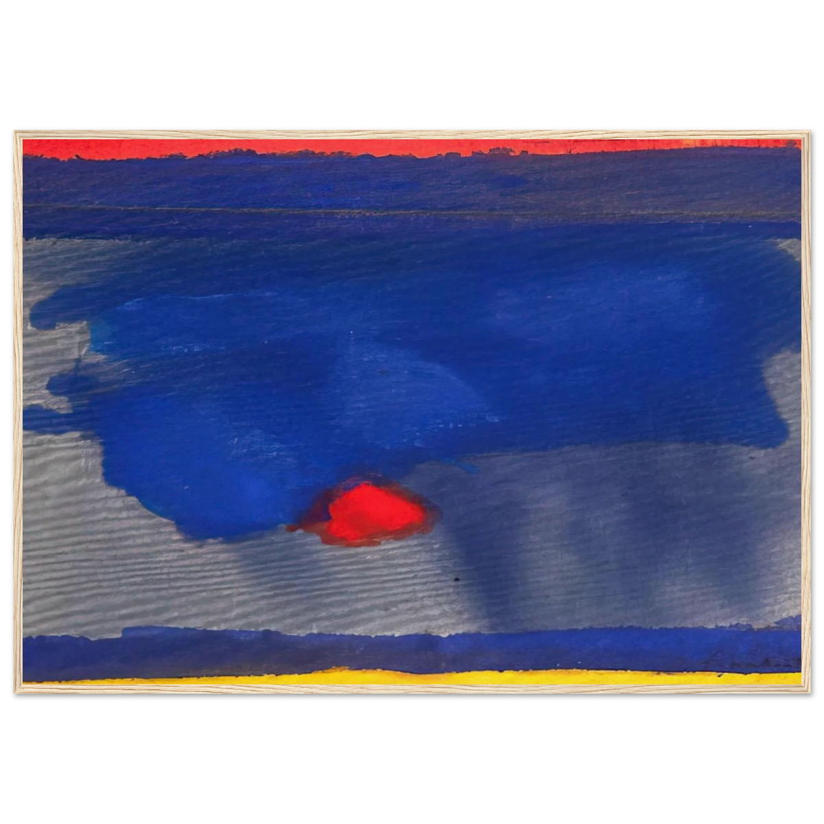 Provincetown - 1964 Framed Poster | Helen Frankenthaler Framed Prints Wall Art | Frankenthaler Helen