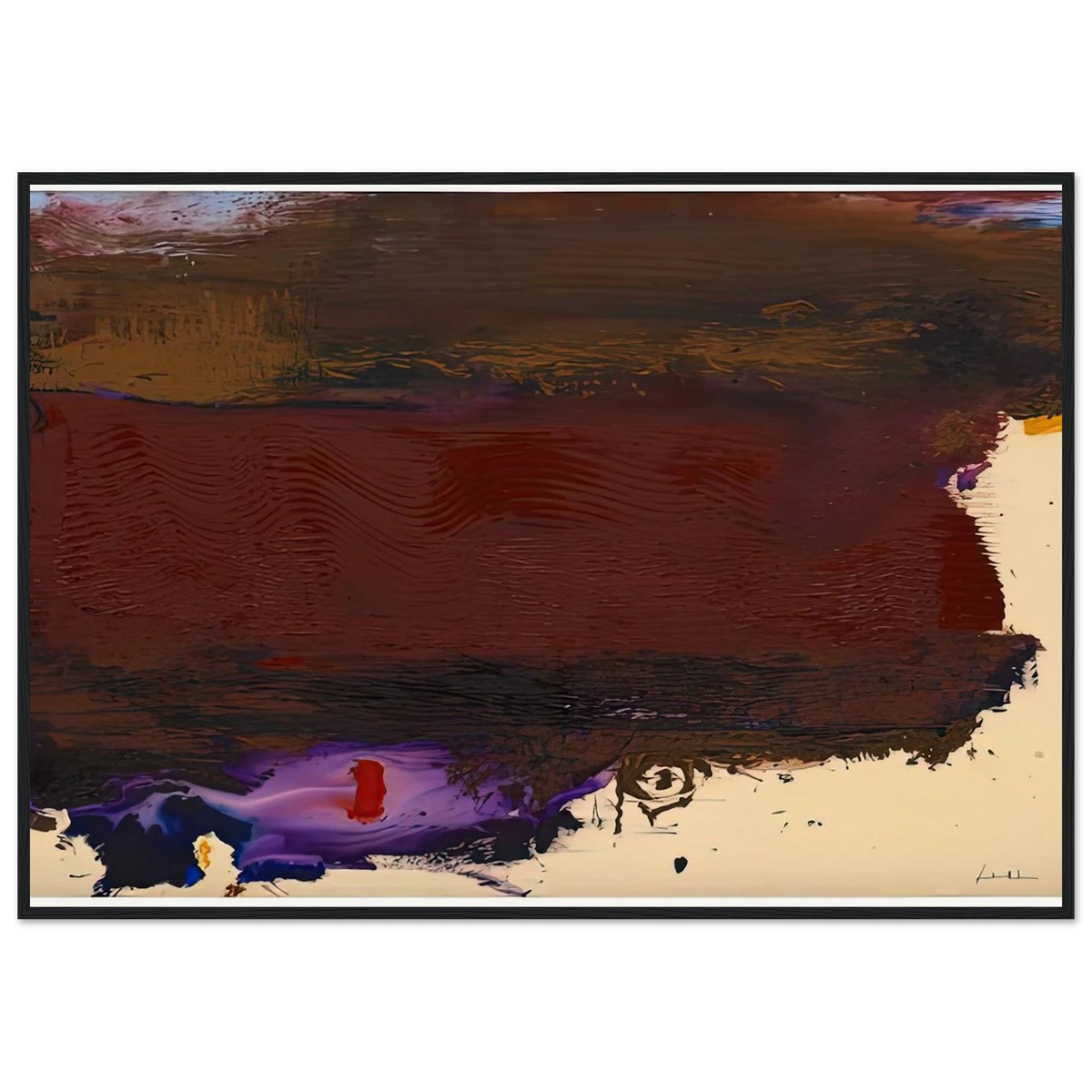 Requiem, 1992- Framed Poster | Helen Frankenthaler Framed Prints Wall Art | Frankenthaler Helen