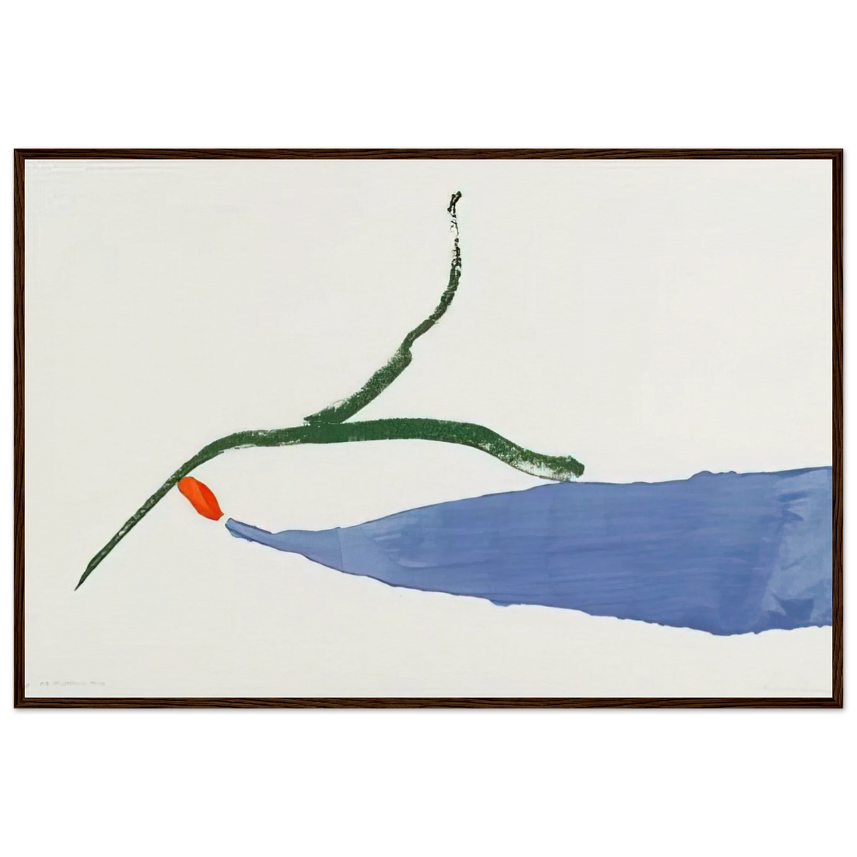 A Little Zen - 1970 Framed Poster | Helen Frankenthaler Framed Prints Wall Art | Frankenthaler Helen