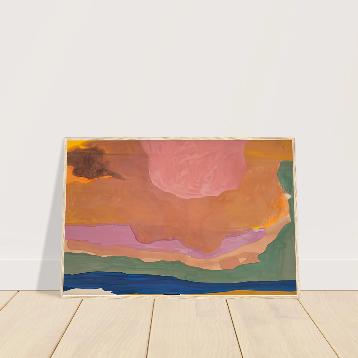 Flood, 1967- Framed Poster | Helen Frankenthaler Framed Prints Wall Art | Frankenthaler Helen