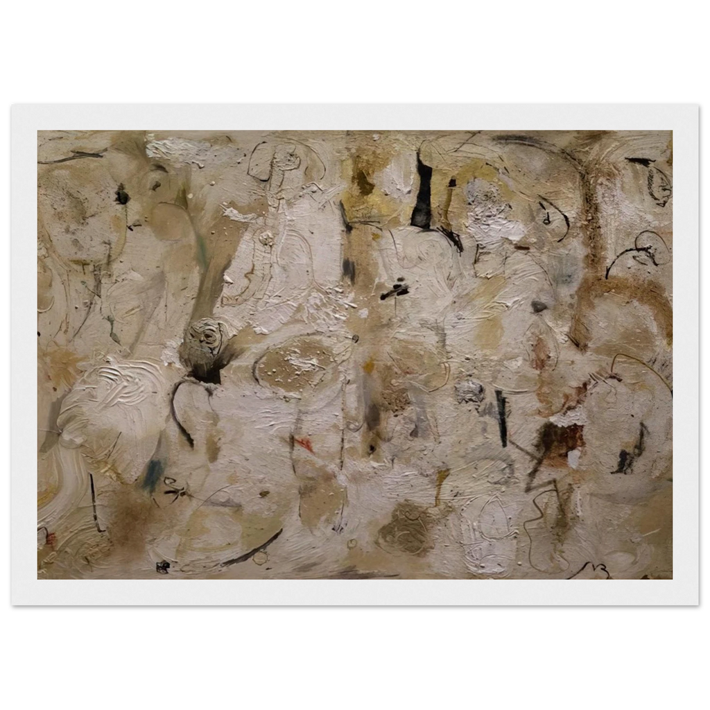 Painted on 21st Street - 1951 Framed Poster | Helen Frankenthaler Framed Prints Wall Art | Frankenthaler Helen