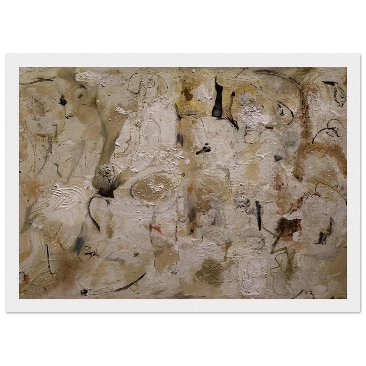 Painted on 21st Street - 1951 Framed Poster | Helen Frankenthaler Framed Prints Wall Art | Frankenthaler Helen
