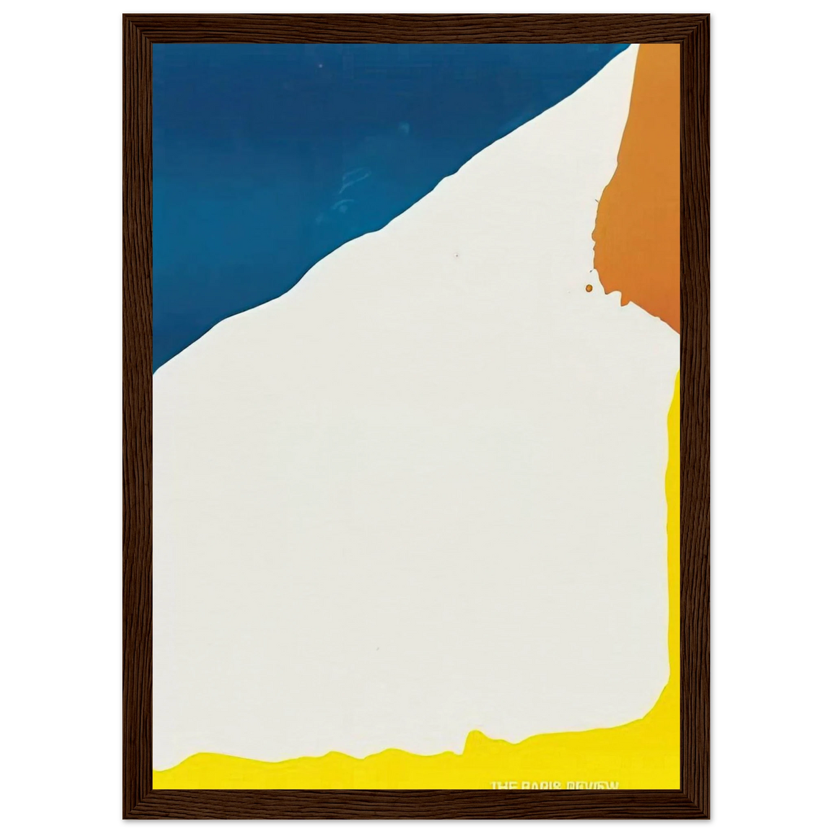 Paris Review - 1966 Framed Poster | Helen Frankenthaler Framed Prints Wall Art | Frankenthaler Helen