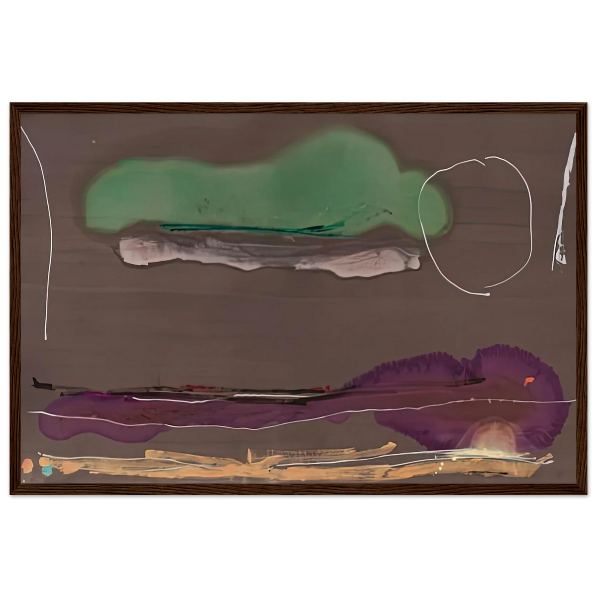 Madrid, 1984- Framed Poster | Helen Frankenthaler Framed Prints Wall Art | Frankenthaler Helen