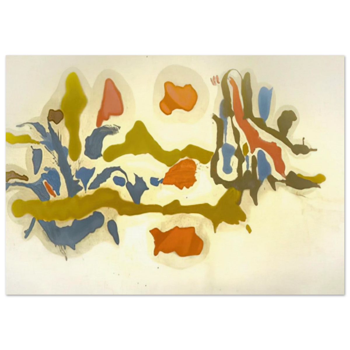 Seascape with Dunes - 1962 Poster | Helen Frankenthaler Poster | Frankenthaler Helen