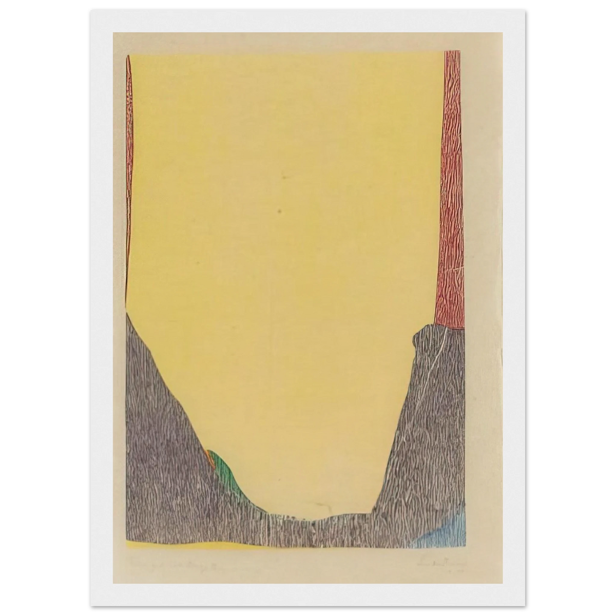 East and Beyond - 1973 Framed Poster | Helen Frankenthaler Framed Prints Wall Art | Frankenthaler Helen