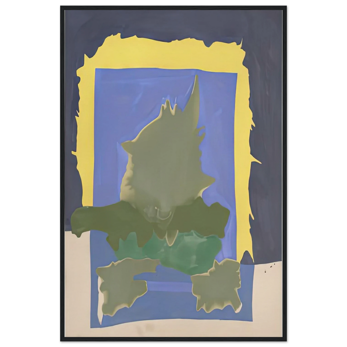 Interior Landscape, 1964- Framed Poster | Helen Frankenthaler Framed Prints Wall Art | Frankenthaler Helen