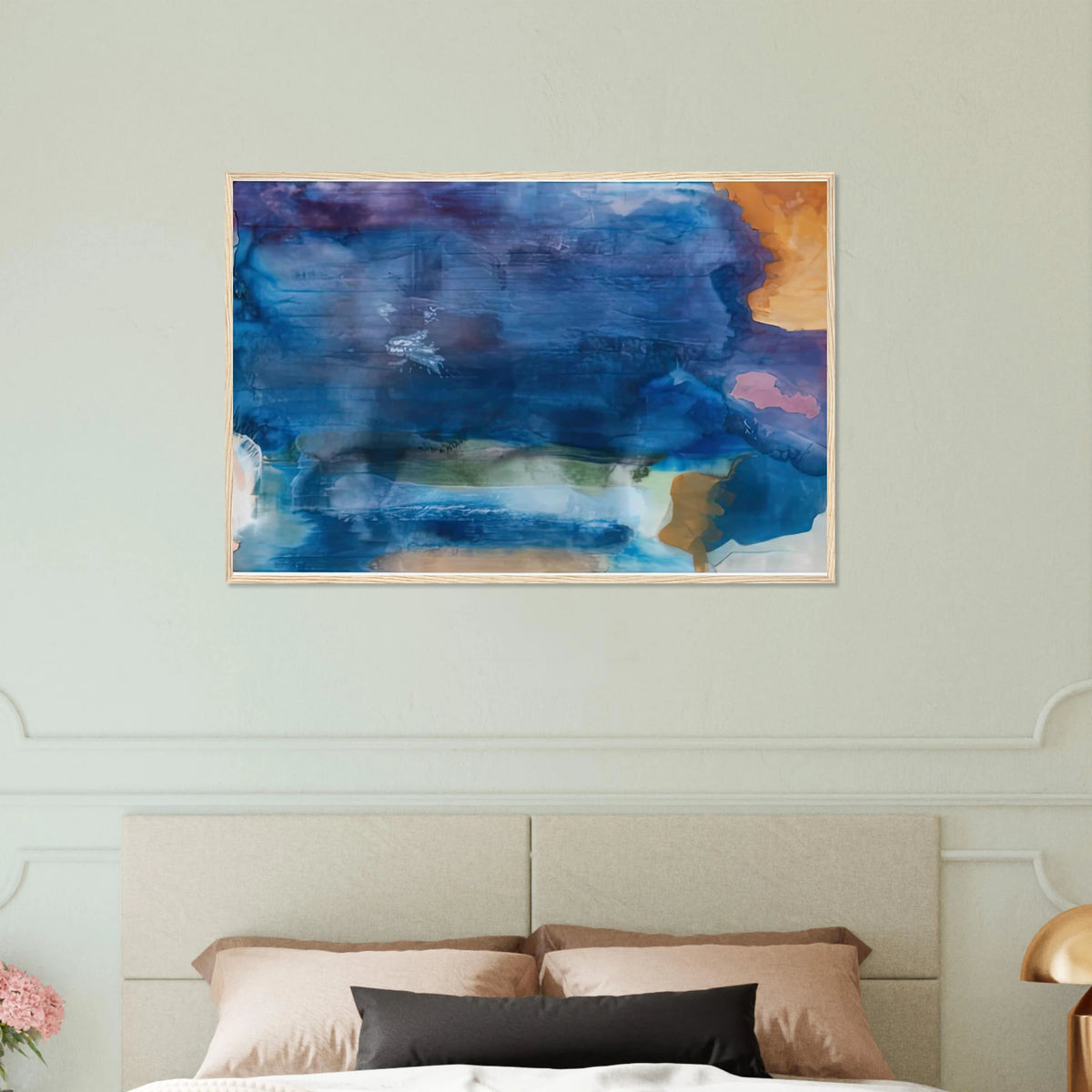 Riverhead, 1963-64- Framed Poster | Helen Frankenthaler Framed Prints Wall Art | Frankenthaler Helen