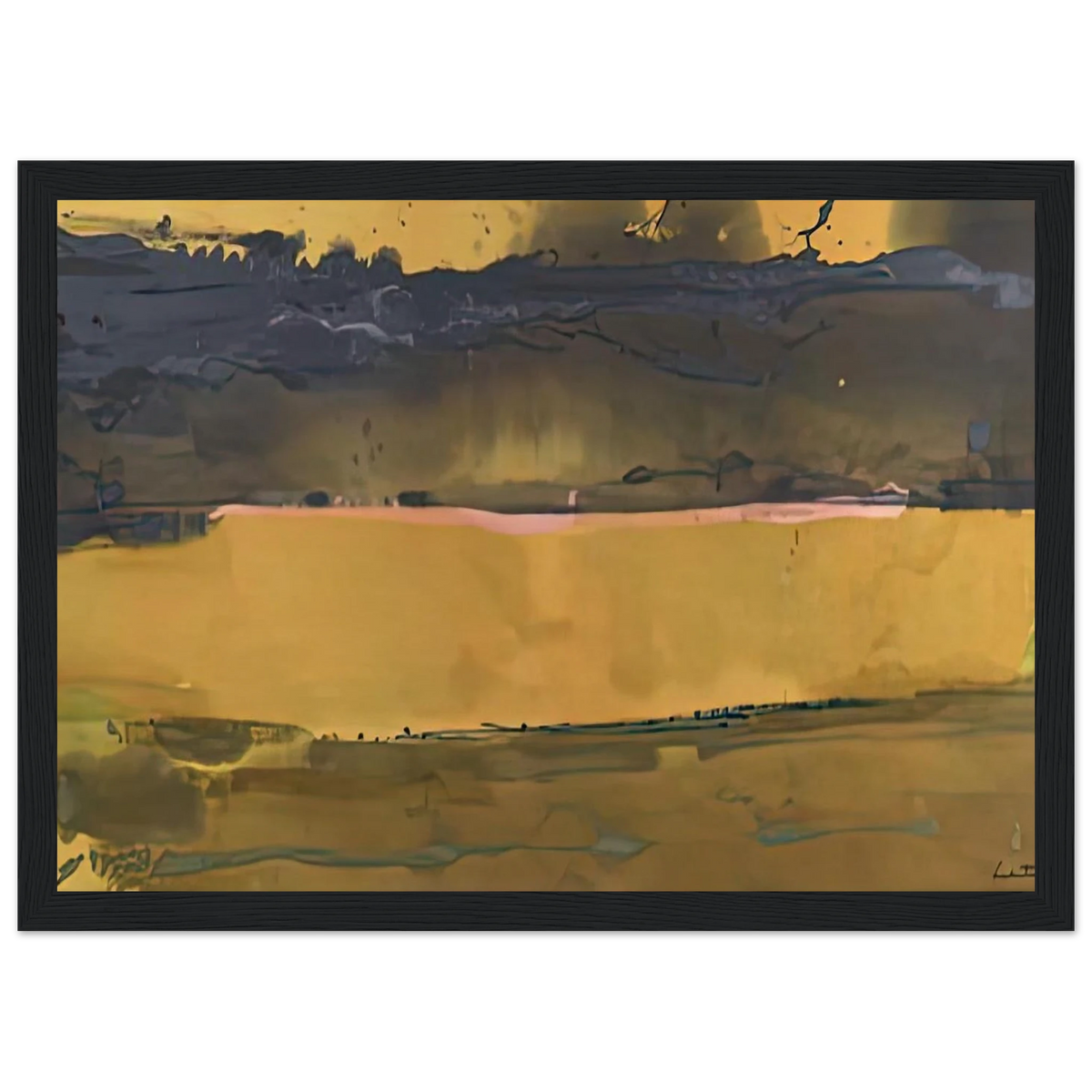 Shippan October, 1981- Framed Poster | Helen Frankenthaler Framed Prints Wall Art | Frankenthaler Helen