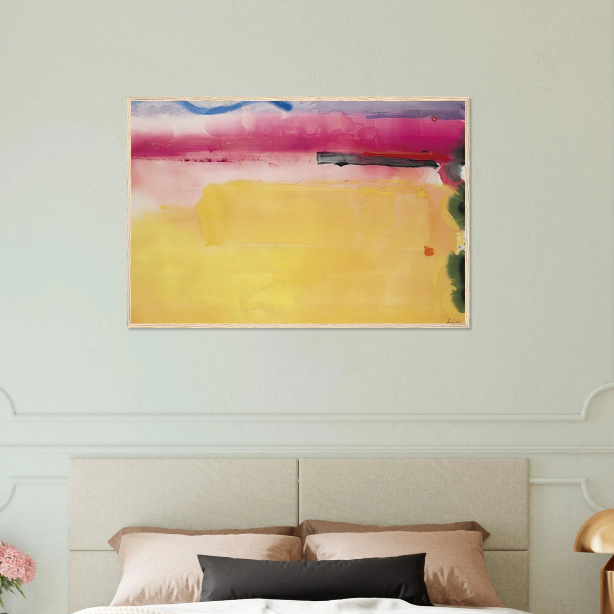 Black-Eyed Susan - 1988 Framed Poster | Helen Frankenthaler Framed Prints Wall Art | Frankenthaler Helen