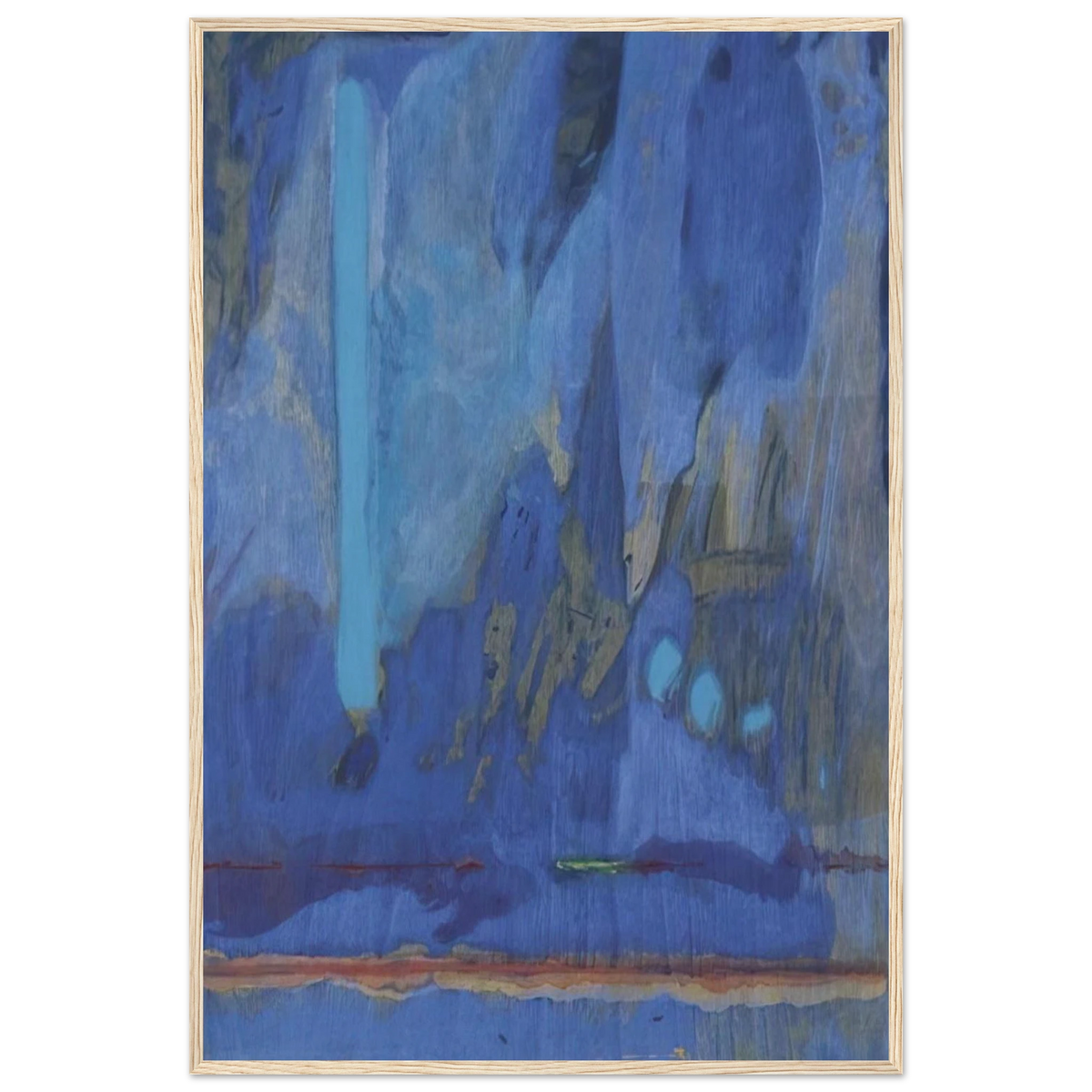 Tales of Genji III - 1998 Framed Poster | Helen Frankenthaler Framed Prints Wall Art | Frankenthaler Helen