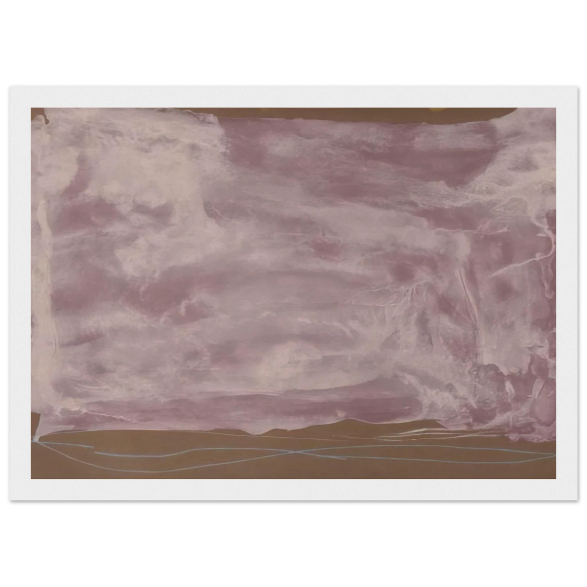 Soho Dreams - 1987 Framed Poster | Helen Frankenthaler Framed Prints Wall Art | Frankenthaler Helen