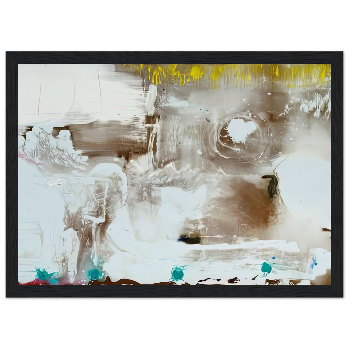 Arctic Thaw, 1990- Framed Poster | Helen Frankenthaler Framed Prints Wall Art | Frankenthaler Helen