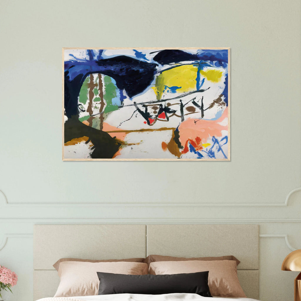 Acres - 1959 Framed Poster | Helen Frankenthaler Framed Prints Wall Art | Frankenthaler Helen