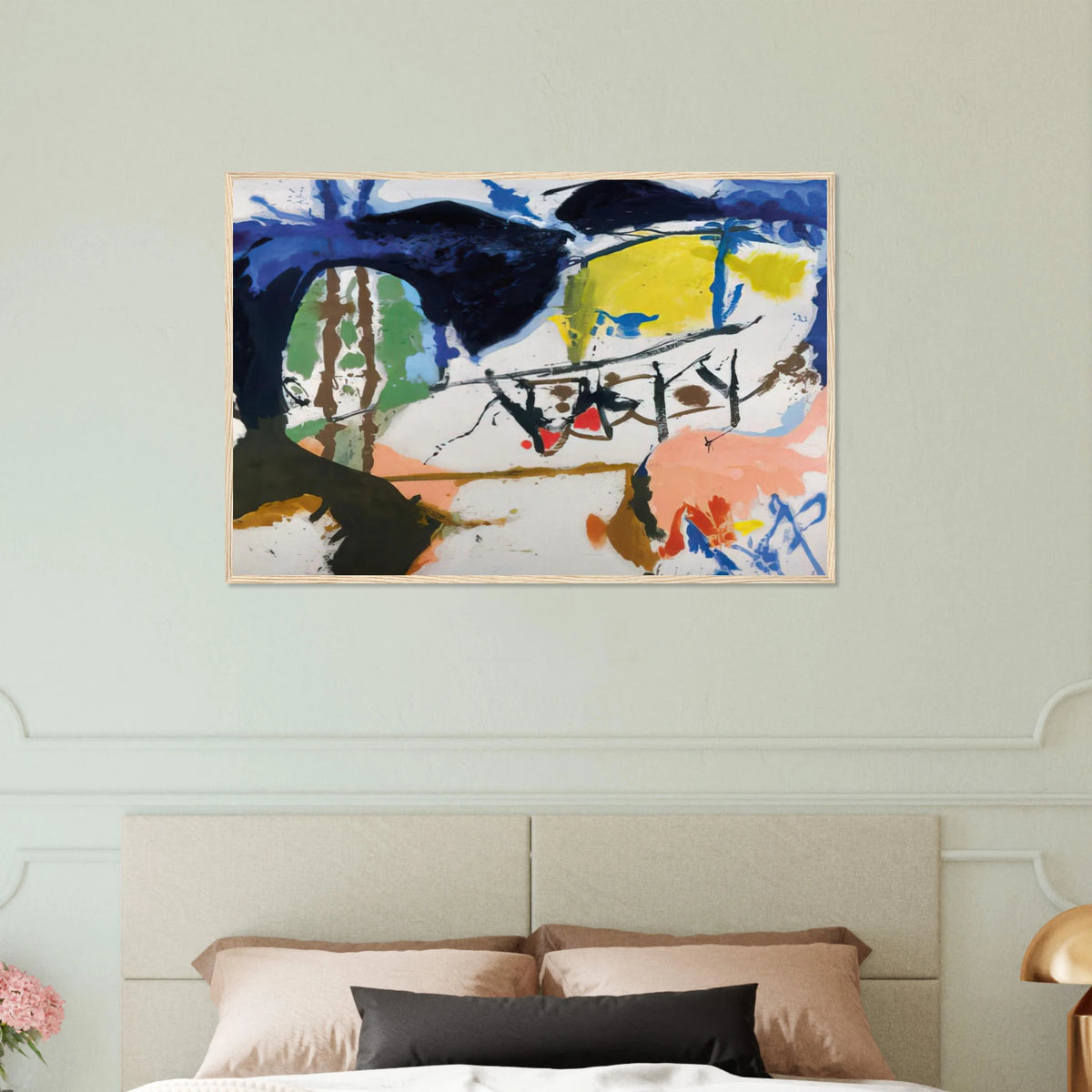 Acres - 1959 Framed Poster | Helen Frankenthaler Framed Prints Wall Art | Frankenthaler Helen