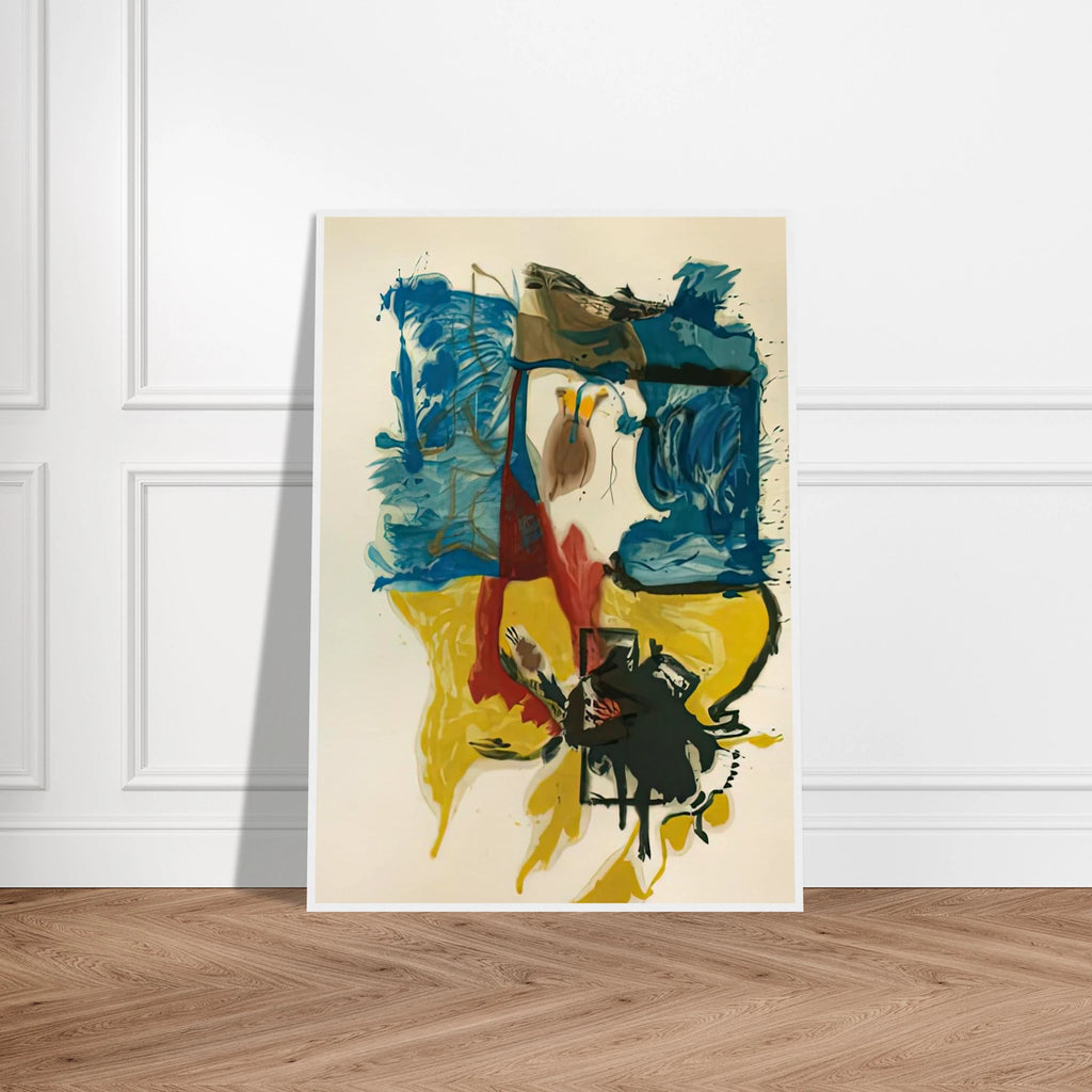 Beach Scene, 1961- Framed Poster | Helen Frankenthaler Framed Prints Wall Art | Frankenthaler Helen