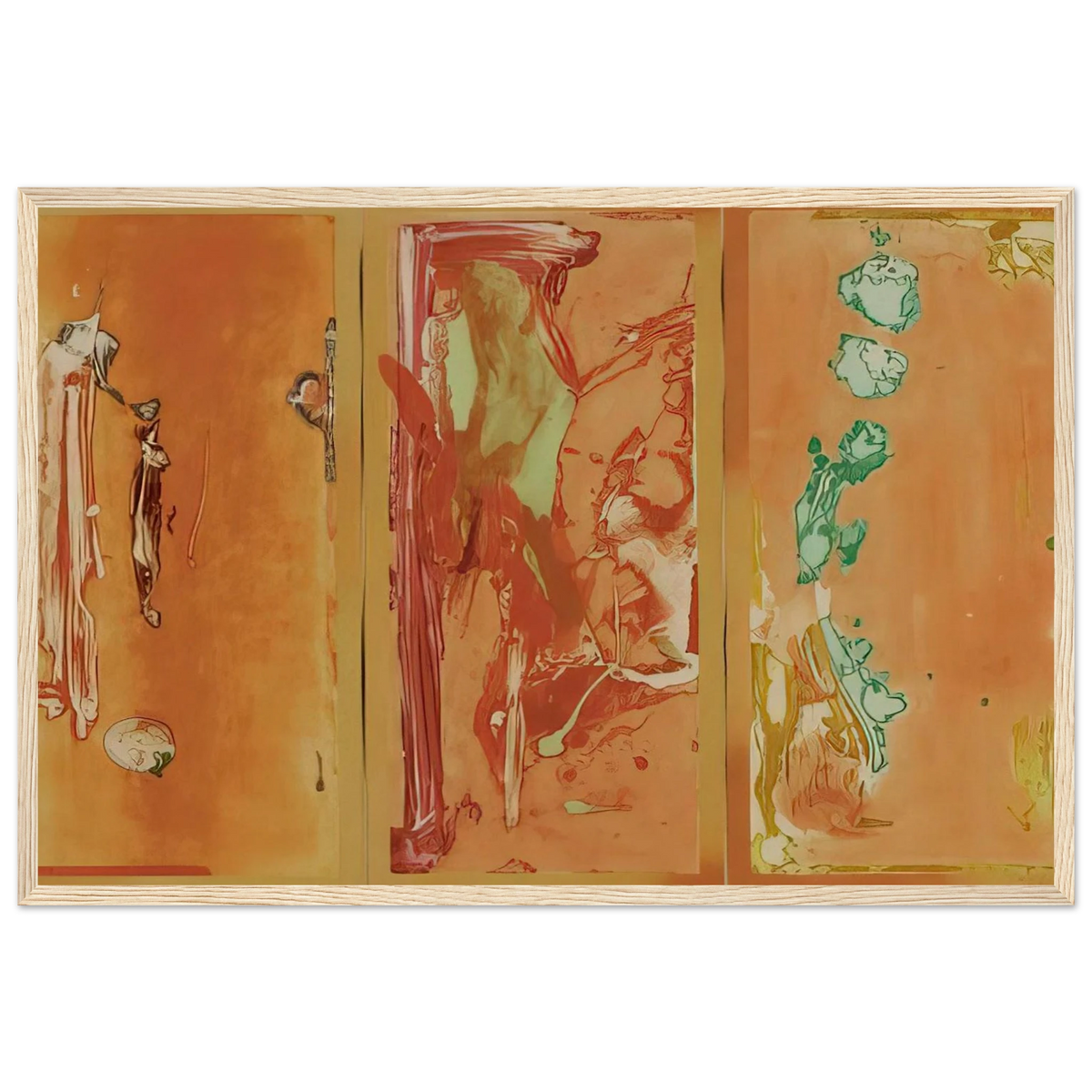 Gateway - 1988 Framed Poster | Helen Frankenthaler Framed Prints Wall Art | Frankenthaler Helen