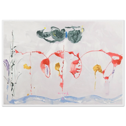 Aerie - 2009 Framed Poster | Helen Frankenthaler Framed Prints Wall Art | Frankenthaler Helen
