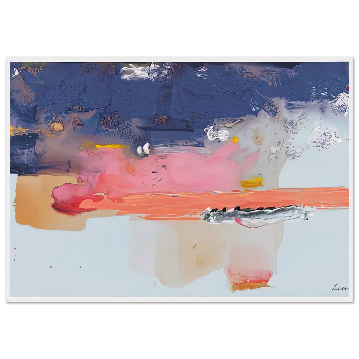 Western Roadmap, 1991- Framed Poster | Helen Frankenthaler Framed Prints Wall Art | Frankenthaler Helen