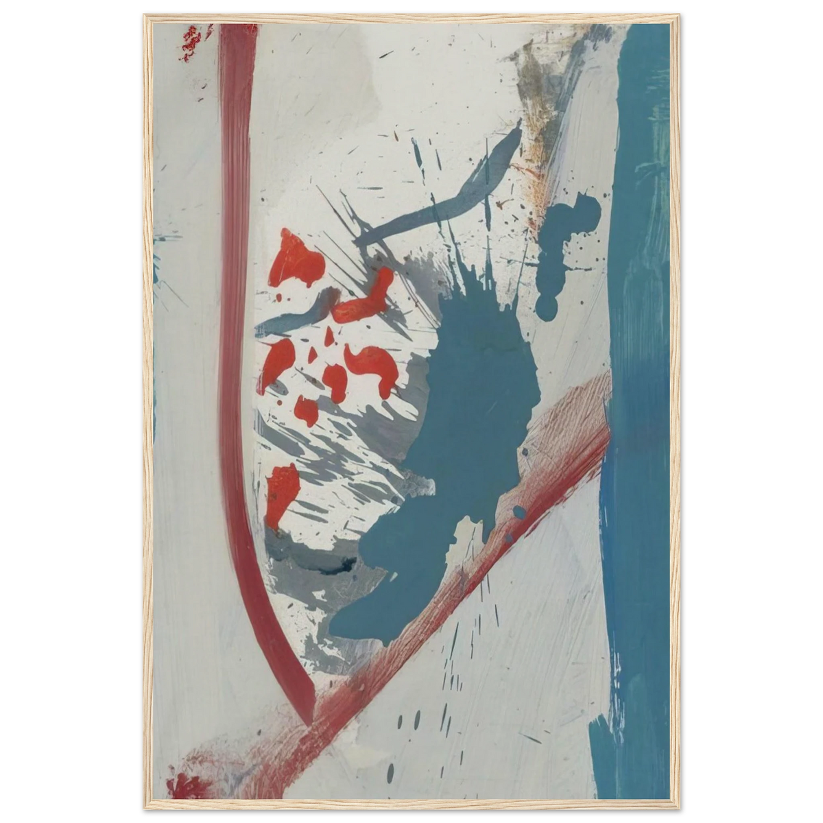 Untitled - 1960 Framed Poster | Helen Frankenthaler Framed Prints Wall Art | Frankenthaler Helen