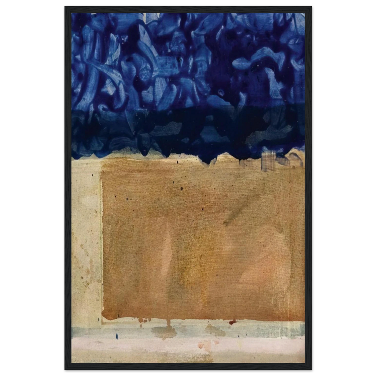 Shoreline - 1952 Framed Poster | Helen Frankenthaler Framed Prints Wall Art | Frankenthaler Helen
