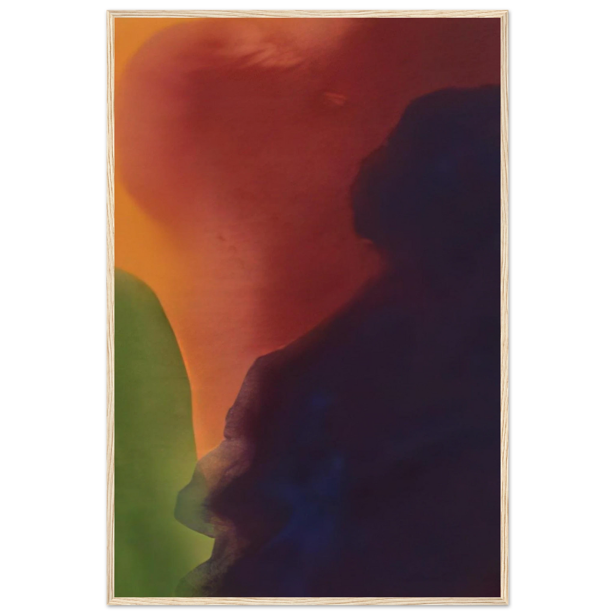 Blue Atmosphere III - 1963 Framed Poster | Helen Frankenthaler Framed Prints Wall Art | Frankenthaler Helen
