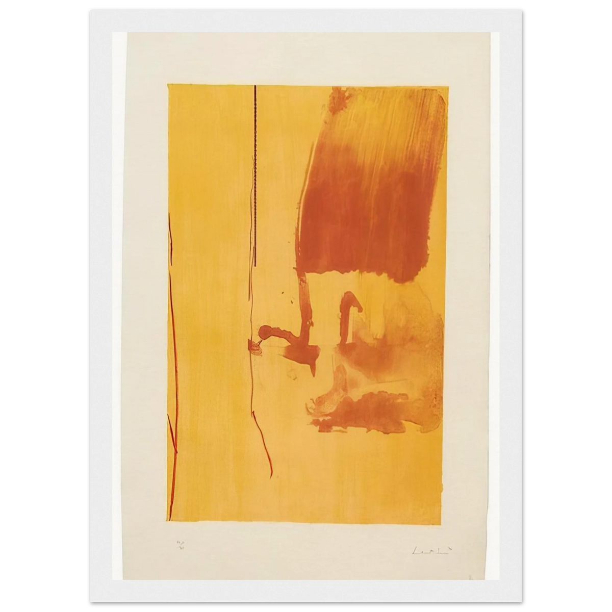 Harvest - 1976 Framed Poster | Helen Frankenthaler Framed Prints Wall Art | Frankenthaler Helen
