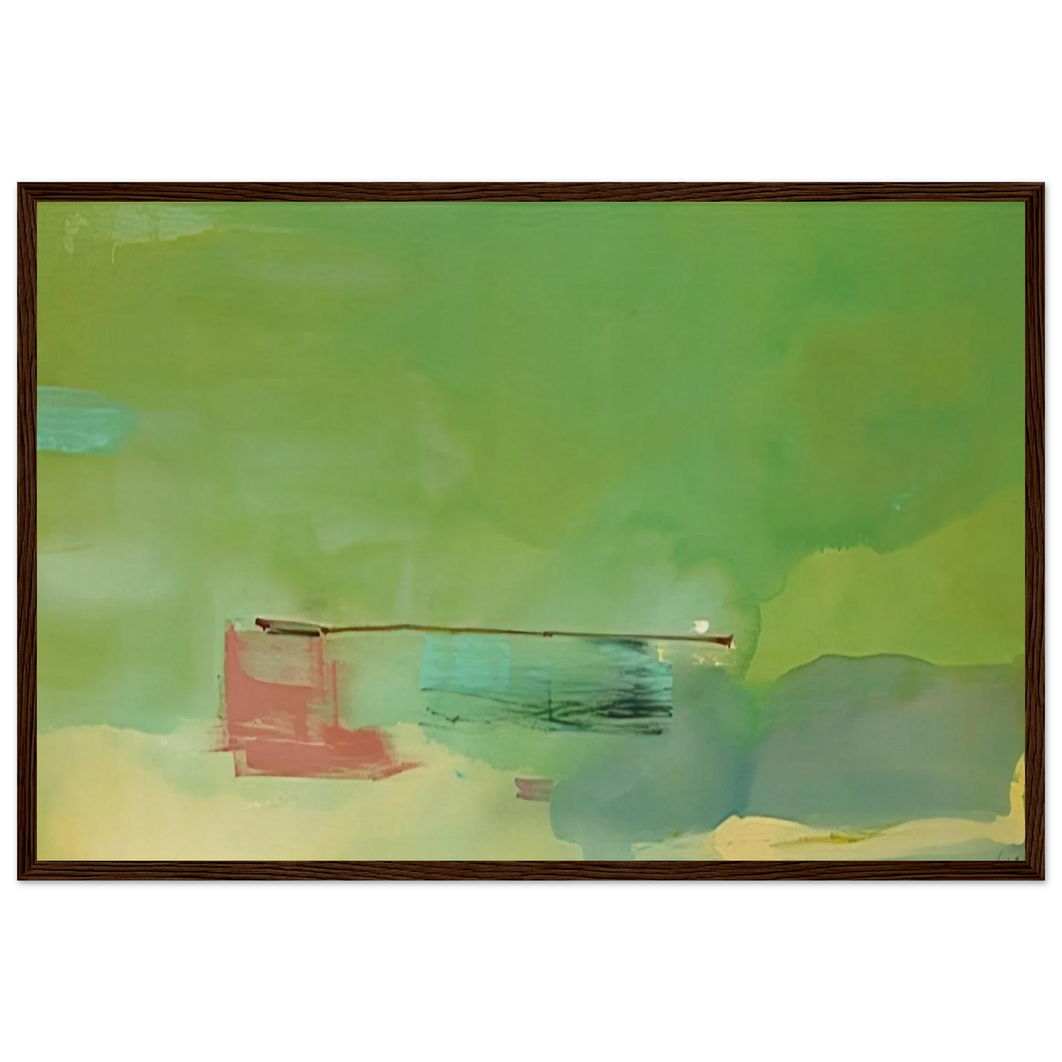 Springscape - 1975 Framed Poster | Helen Frankenthaler Framed Prints Wall Art | Frankenthaler Helen