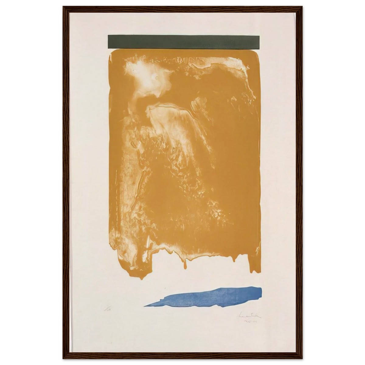 Persian Garden - 1966 Framed Poster | Helen Frankenthaler Framed Prints Wall Art | Frankenthaler Helen