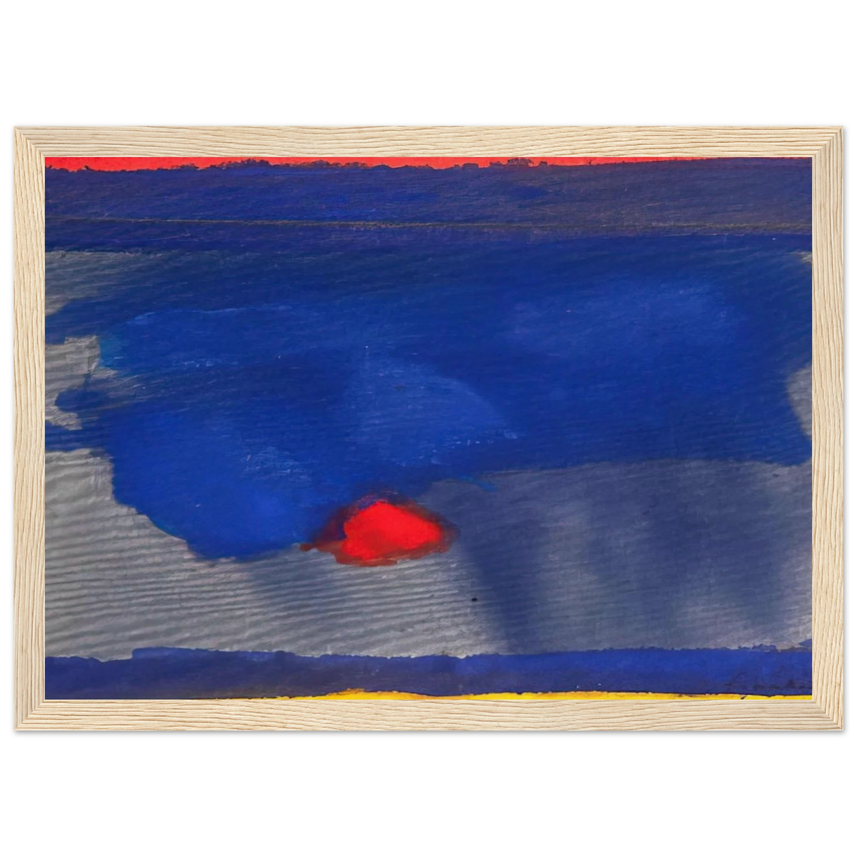 Provincetown - 1964 Framed Poster | Helen Frankenthaler Framed Prints Wall Art | Frankenthaler Helen