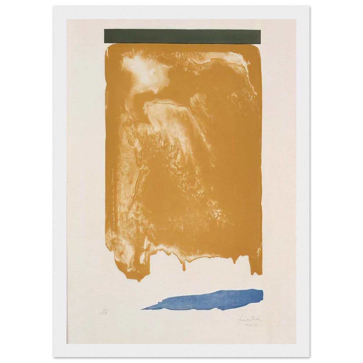Persian Garden - 1966 Framed Poster | Helen Frankenthaler Framed Prints Wall Art | Frankenthaler Helen