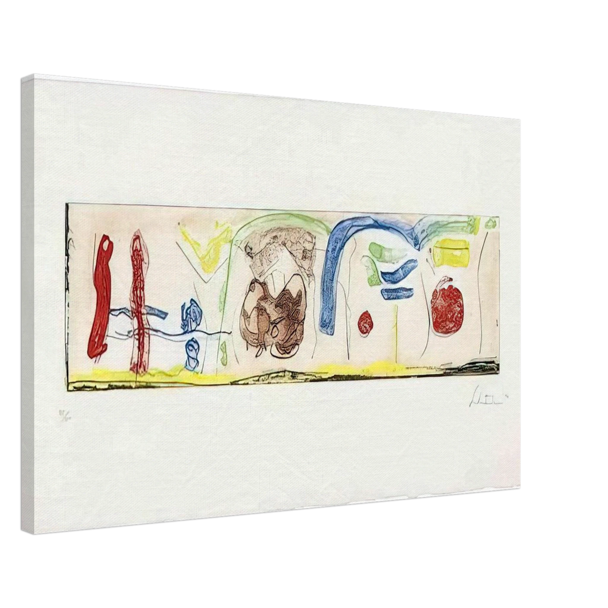 Bridges - 1996 Canvas | Helen Frankenthaler Canvas | Frankenthaler Helen